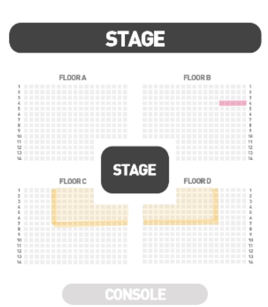 LV4 김성규 솔로 콘서트 엘브이 자리 교환 구해요!

💎 28일 토요일 중콘 💎

✔️  저: 플로어 B구역 (분홍색)
✔️ 👼🏻: 플로어 C구역 or D구역 (노란색)

중,막콘이 시야가 비슷해서 교환 구해봅니다 🥺
편하게 디엠, 멘션주세요! ☺️

#김성규 #LV4 #엘브이4 #교환