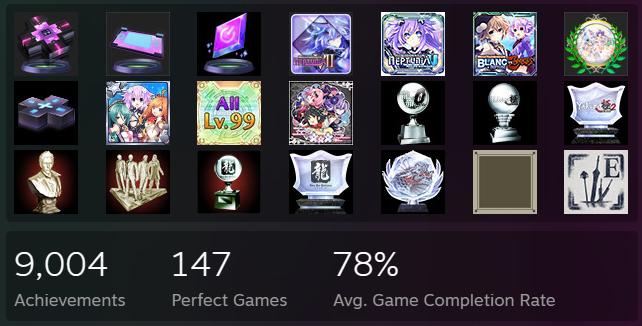 Hit 9000 Achievements on Stream earlier, closer and closer to the 10K Milestone