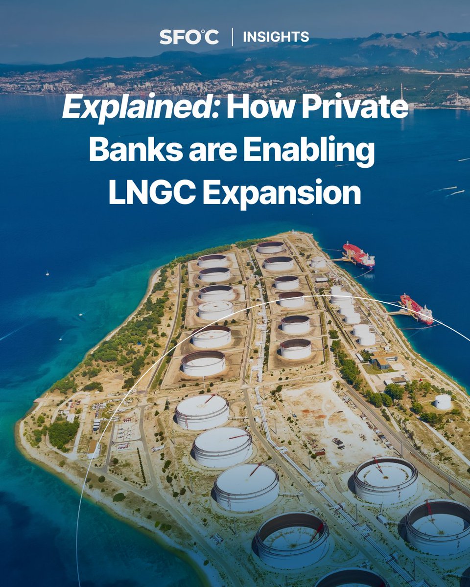 👩🏻‍💻 Explained: How Private Banks are Enabling LNG Carrier Expansion

🚢 LNG carriers (LNGCs), massive purpose-built vessels which transport extracted natural gas in its liquefied form across oceans at temperatures as cold as -162°C, are the often-overlooked backbone of the fossil