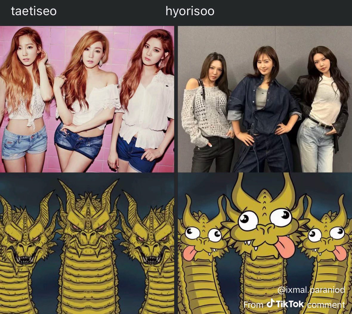 Saw this edit online and this literally describes Taetiseo and Hyorisoo so well 🤣🤣🤣