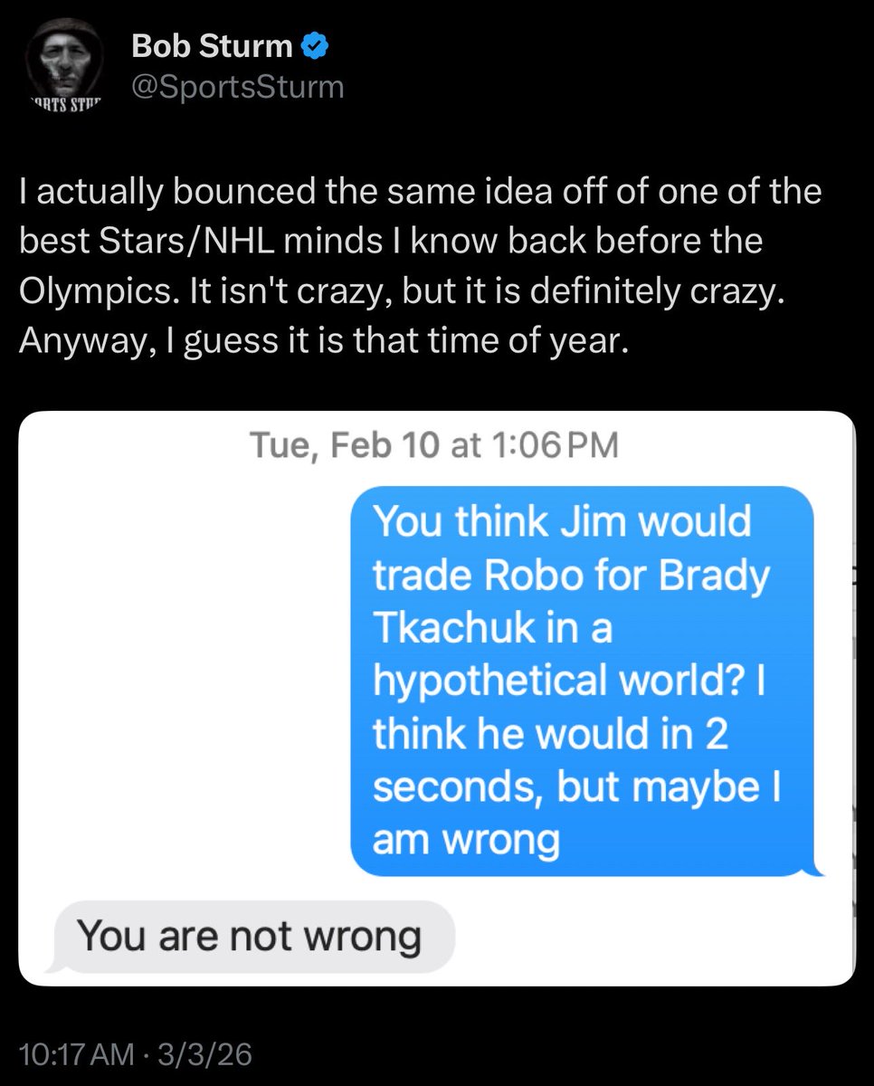 Bad Dallas Stars Takes tweet media