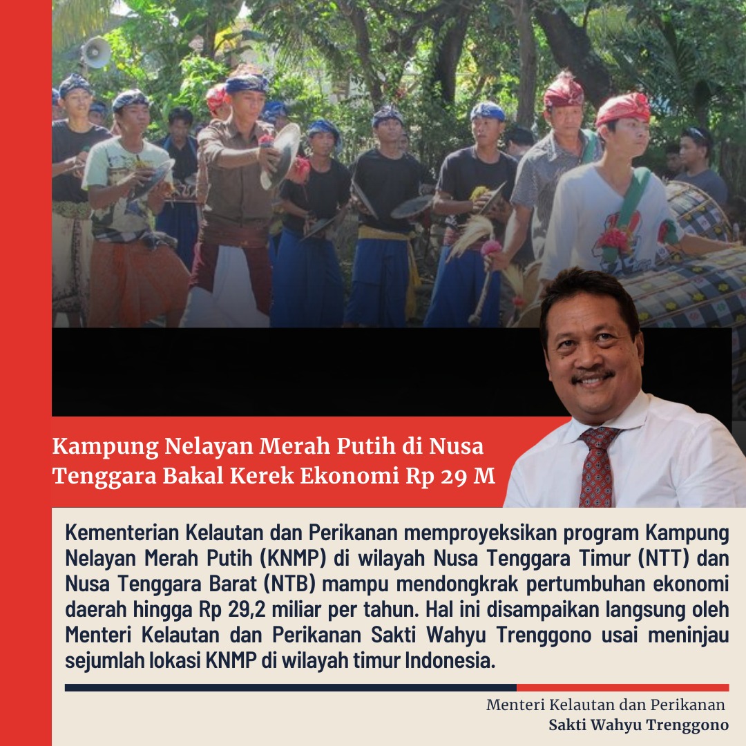 Kampung Nelayan Merah Putih di Nusa Tenggara Bakal Kerek Ekonomi Rp 29 M #kampungnelayannusatenggara