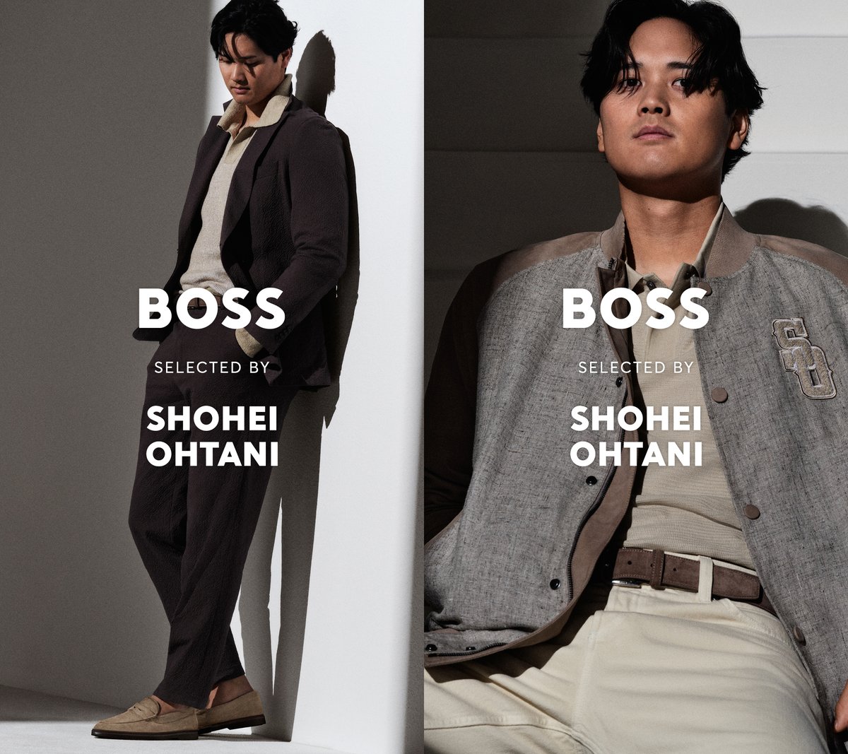 ベースボールジャケット OHTANI大谷翔平コラボ BOSS SHOHEI ×