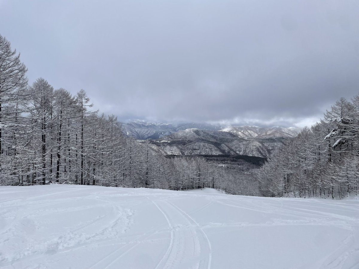 ShopforGirlsDay's tweet photo. ハンターマウンテン塩原に来ています、
道中本降りの雨でしたがスキー場周辺は雪だったようで雪国でした。
湿雪で思うようにスピードが出ませんが土も出てるとこなく気持ち良く滑れます。 https://t.co/rFTuDamttp