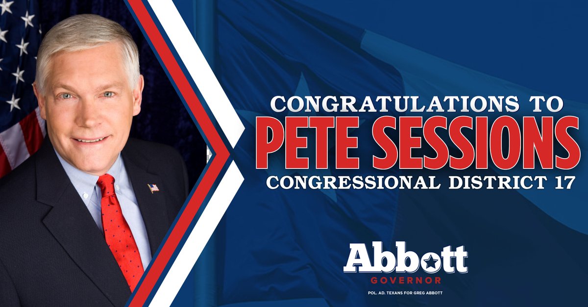 Congratulations, <a href="/SessionsTX17/">Pete Sessions</a>!