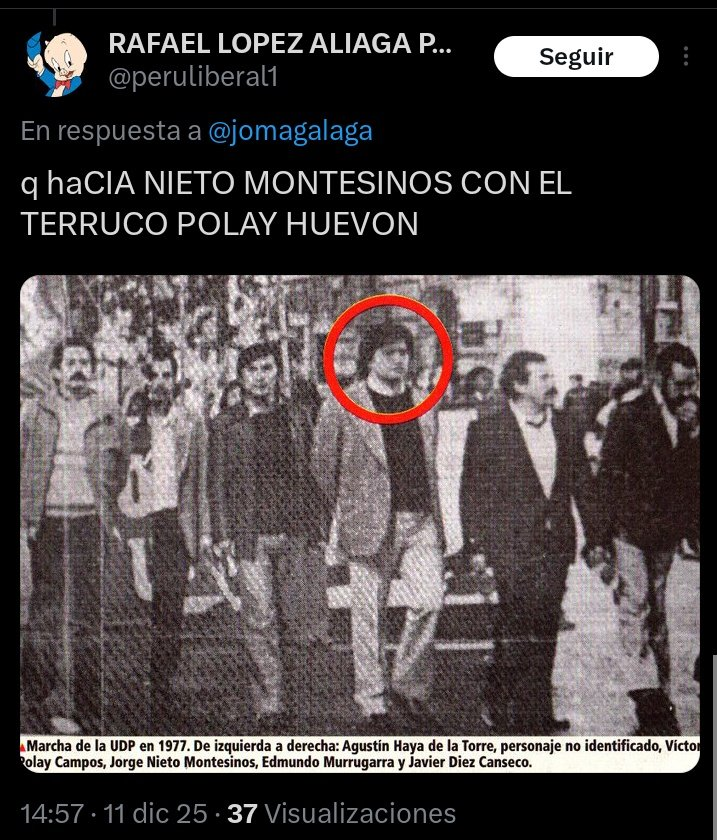 Ya terruquearon a Jorge Nieto