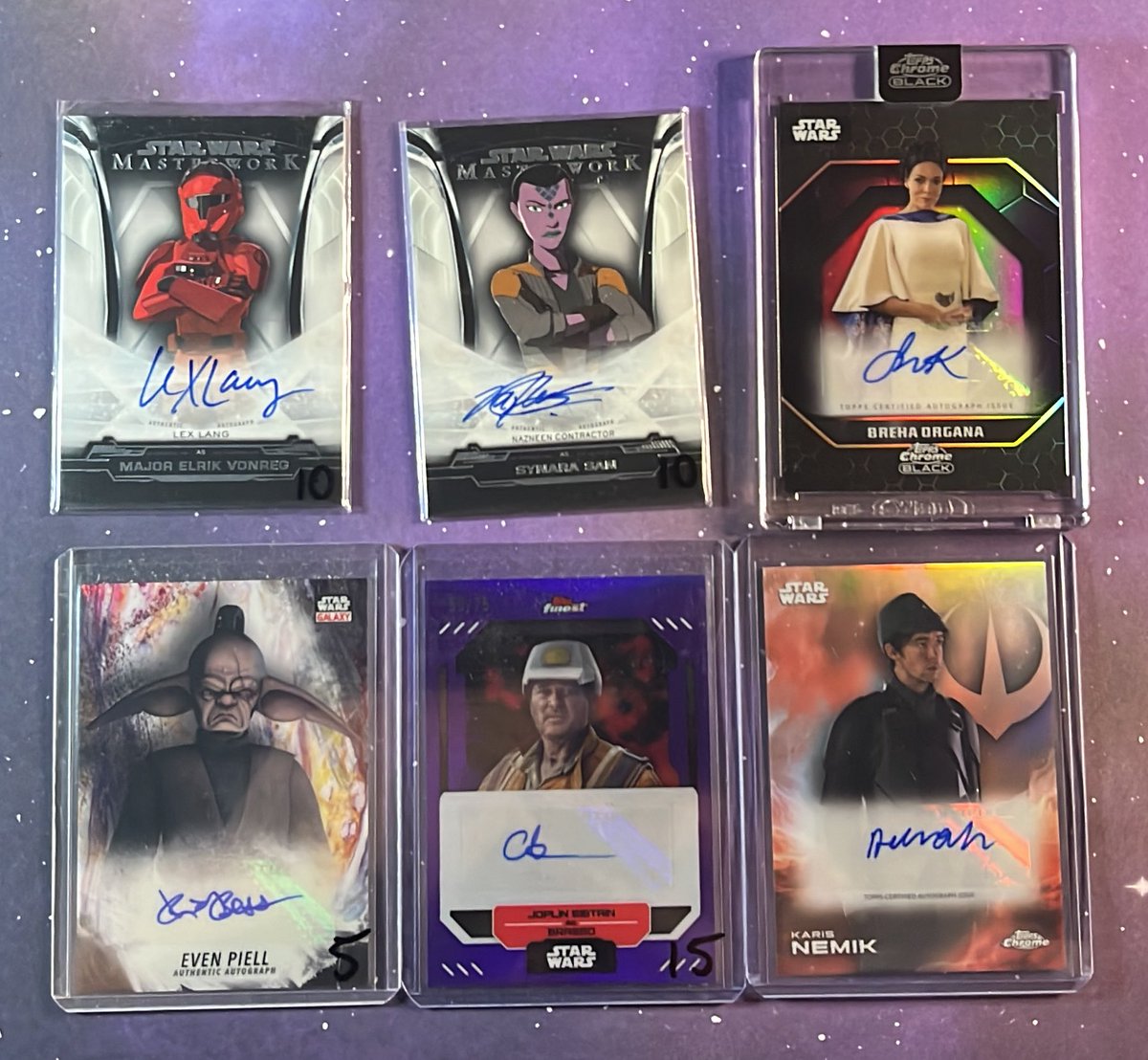 JBMStarWars's tweet photo. ✨ #JBMSWstack 1 Night Sale ✨
Claim with take
$5 each autos
📦 PWE $1 (1-3 cards) | BMWT $6 or stack for free
🆓 Stacks over $75 ship free
📍Check pinned post for rules and info https://t.co/aHXhykBP7a