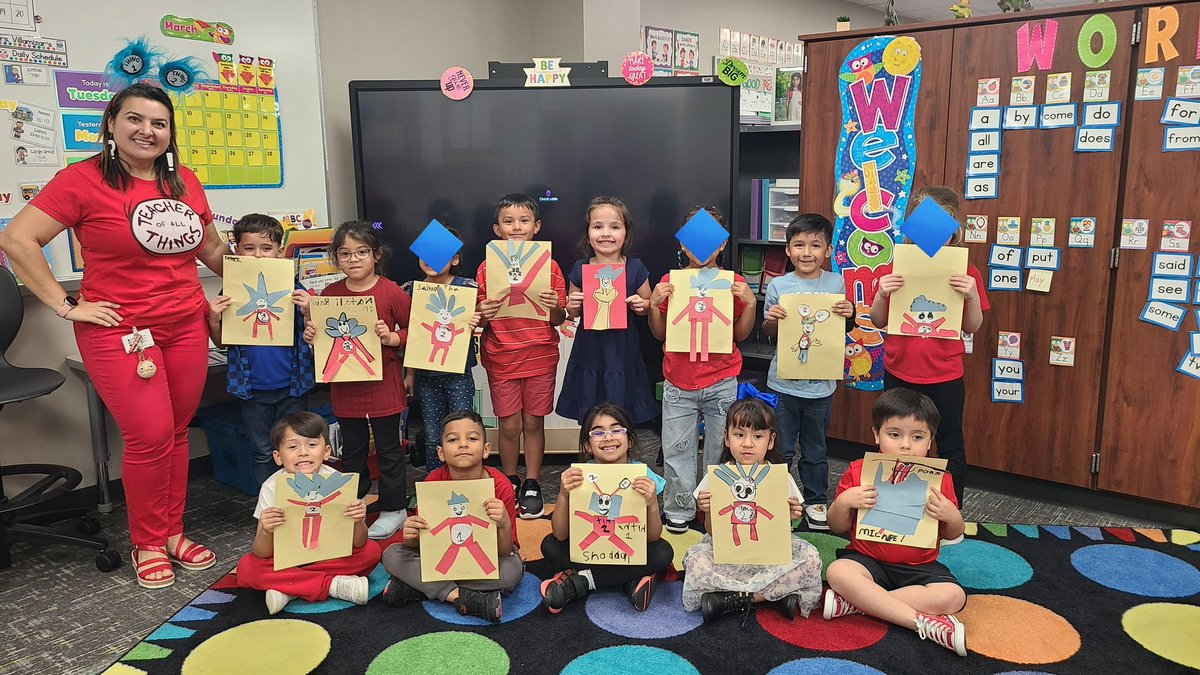 Ms_VillamizarBL's tweet photo. Read Across America Week! @DrSeuss #DrSeuss #Thing1 #Thing2 #ReadAcrossAmericaWeek #TeacherOfAllThings #MRobPRIDE @CyFairISD @MRobinsonElem https://t.co/spPe6dCQhS