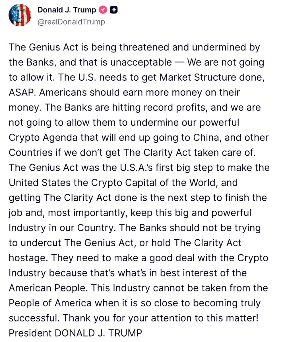 I agree with the President. The banks amended the bill 137 times. They have to stop messing with it and trying to shut down the industry