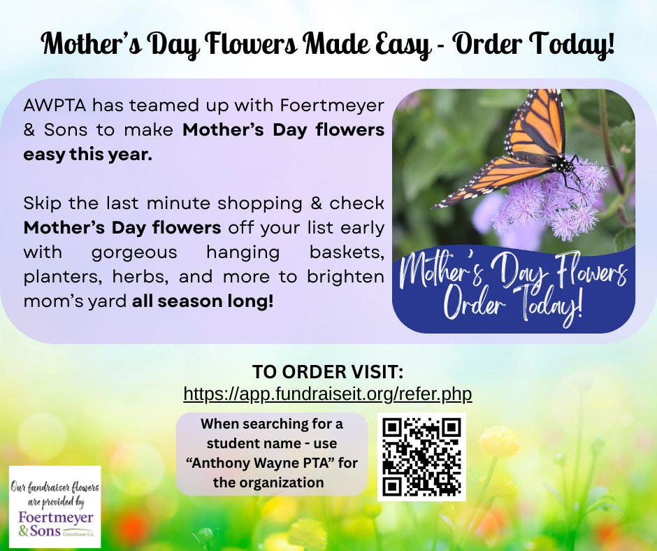 AWPTA (Anthony Wayne Parent Teacher Association) tweet media