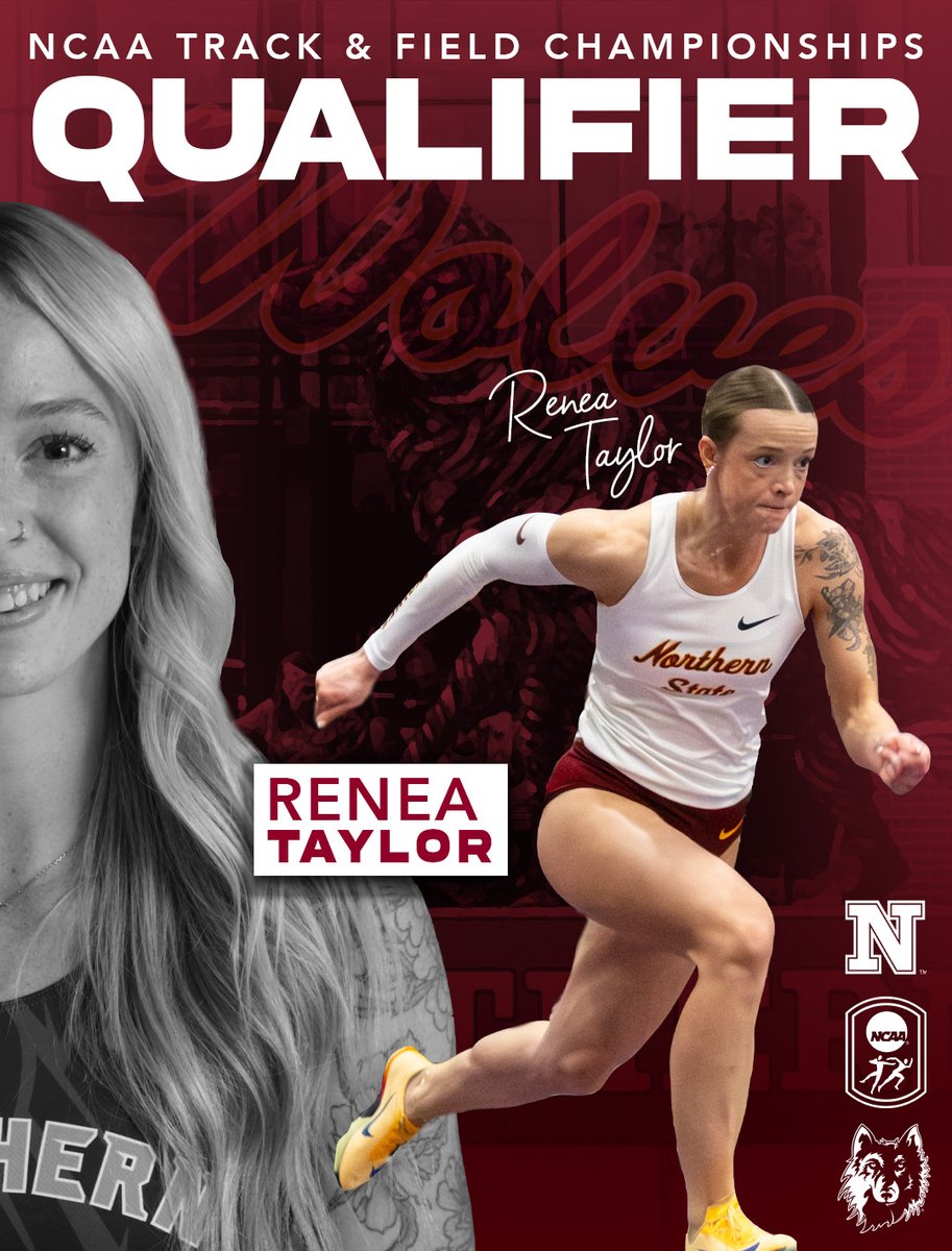🎟️ TICKET PUNCHED 🎟️

Renea Taylor has officially qualified for the 2026 NCAA Indoor Track and Field Championships in Virginia Beach in the 60m!!

☑️ 7.49

#GoWolves🐺 | #maroonNgold🐾

FULL DETAILS ⬇️
nsuwolves.com/news/2026/3/3/…
