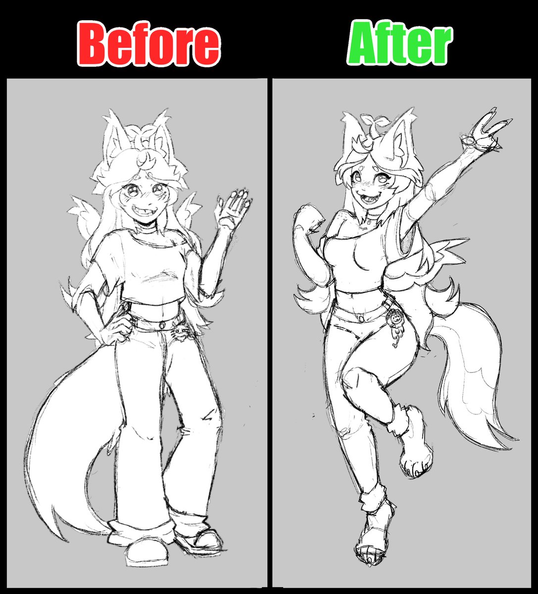 I spent all day on improving my figure drawing!!