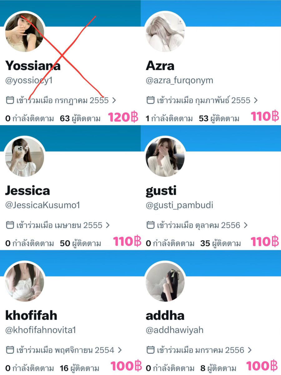 ทวิตแอคละ 100-110฿ แอคนอก ปีเก่าขึ้นแท็ก
ขึ้นรูป ยกจีเมล เทสได้ค่ะ พร้อมส่ง🟢

สนใจทัก lin.ee/YZ2q98a

#เทส  #ขายทวิต #ขายแอคทวิต #rtxxdm