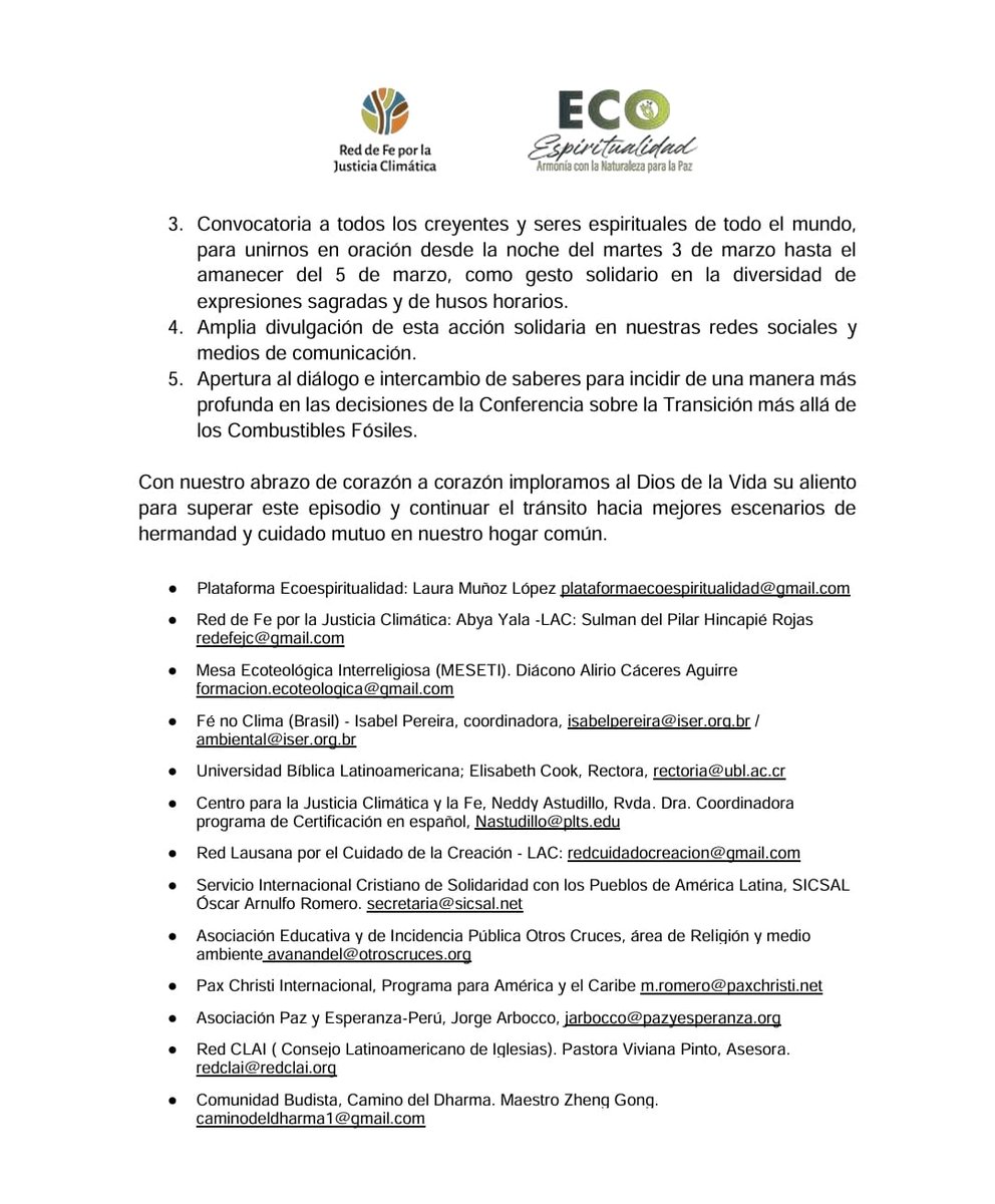 Paz y Bien <a href="/petrogustavo/">Gustavo Petro</a> Nos solidarizamos con los pueblos de la #SierraNevada de #SantaMarta <a href="/MinAmbienteCo/">MinAmbiente Colombia</a> <a href="/MinInterior/">MinInterior Colombia</a> <a href="/Oikoumene/">World Council of Churches (WCC)</a> <a href="/vaticanIHD_ES/">Desarrollo Humano Integral</a> <a href="/clar_vr/">CLAR - Confederación Latinoamericana de Religiosos</a> <a href="/isernarede/">Instituto de Estudos da Religião</a> <a href="/OtrosCruces/">Otros Cruces</a> <a href="/ReligionDigit/">Religión Digital</a>   <a href="/EnlazatePJ/">Enlázate por la Justicia</a> <a href="/franciscoactiv2/">Francisco Javier Vera Manzanares 🇨🇴 🇪🇸</a> <a href="/PaxChristiLAC/">Pax Christi Internacional América Latina y Caribe</a> <a href="/IreneVelezT/">Irene Vélez-Torres</a> <a href="/Sicsal1980/">SICSAL</a> #LineaNegra