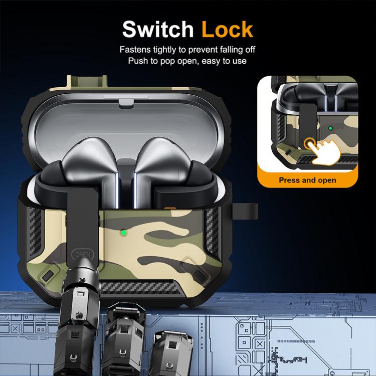 XDcase2025's tweet image. For Galaxy Buds3/3 Pro/3 FE Security Lock Earbuds Case
 
➤ Tactical Camouflage Finish
➤ Press-to-Open Security Lock Lid
➤ 360° Air Cushion Shock Protection
➤ Includes Metal Carabiner Clip
 
👉bit.ly/4aMD8id
#CamoCase #SecurityLock #BudsCase #OutdoorReady