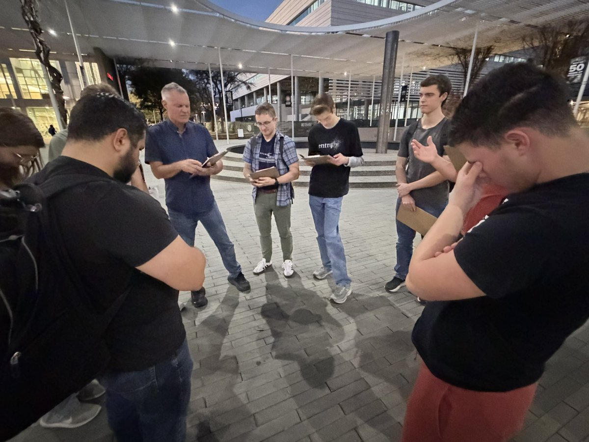 EHM_Apologetics's tweet image. This is what I love to do. Train, equip, &amp;amp; send. Just led the Reasonable Faith group on their campus to go out &amp;amp; have Gospel conversations w/other students. Proud of how they implemented all they’ve learned, &amp;amp; I look forward to leading this group again! #apologetics #evangelism