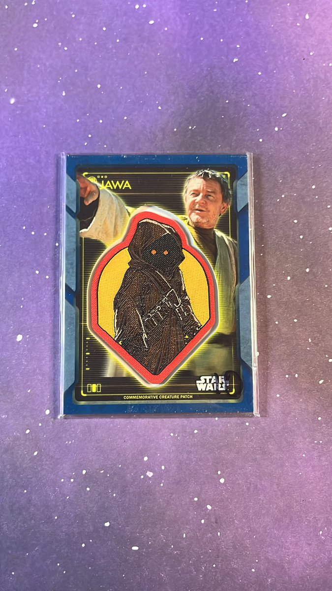 JBMStarWars's tweet photo. ✨ #JBMSWstack 1 Night Sale ✨
Claim with take
$8
Jawa patch /50
📦 PWE $1 (1-3 cards) | BMWT $6 or stack for free
🆓 Stacks over $75 ship free
📍Check pinned post for rules and info https://t.co/1APmw2hMeJ