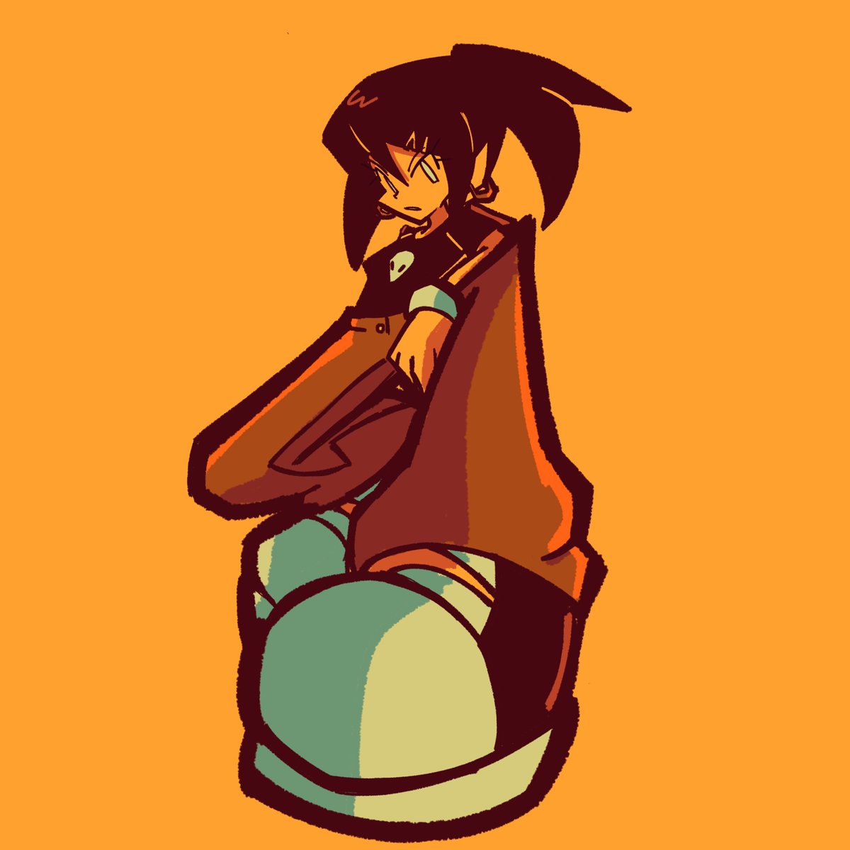 Wanted to try a different coloring style