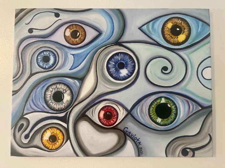 Art of the Day! ""Los ojos del alma"". Buy at: ArtPal.com/gabycoqui?i=22…