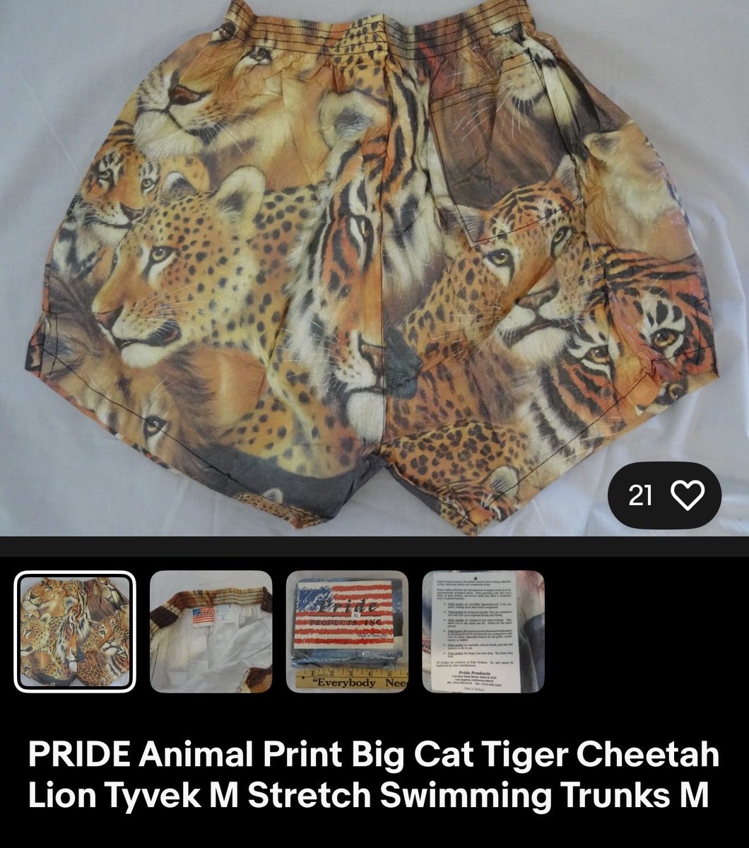pride animal print shorts oh i’m so sure