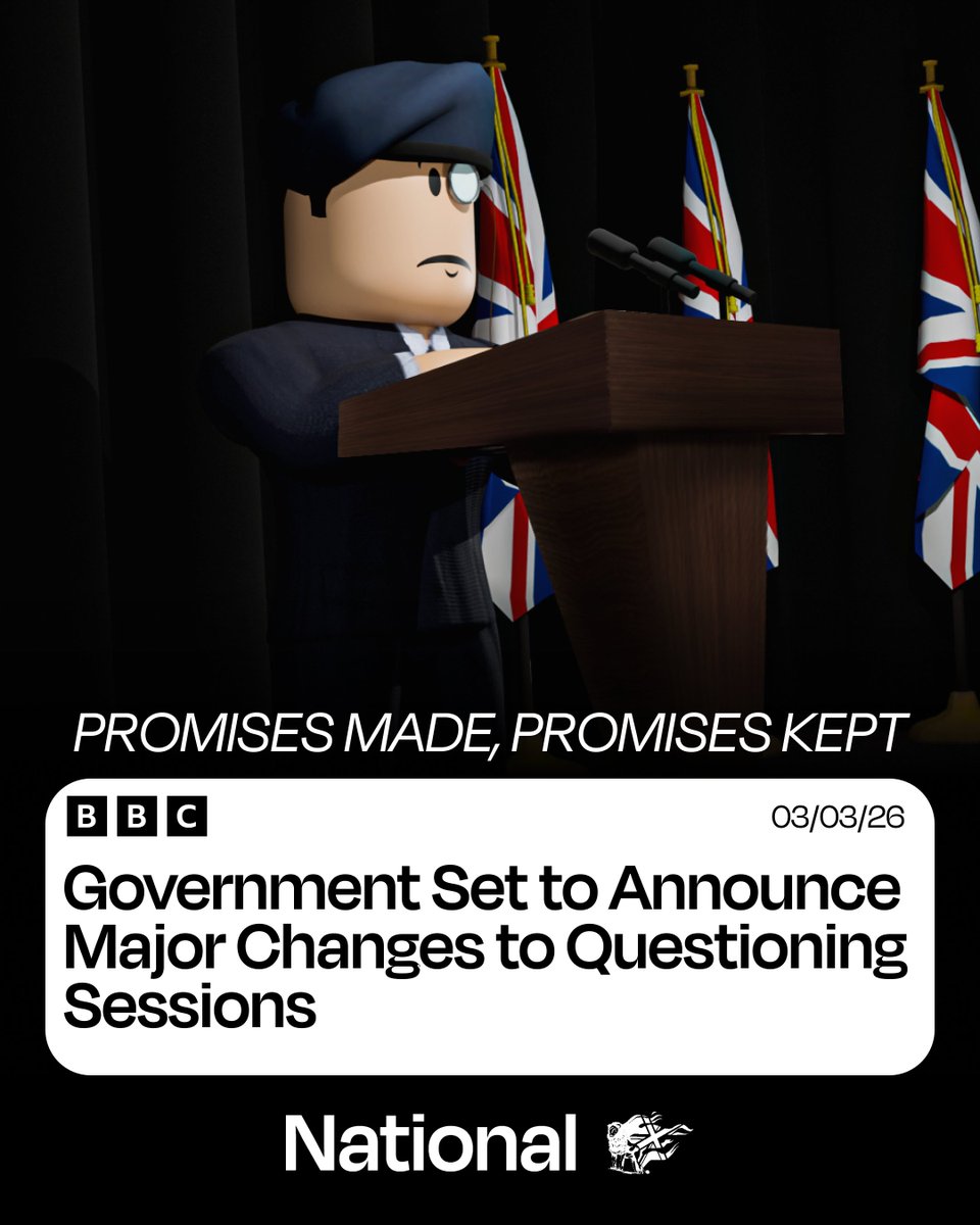 🦁🇬🇧 In our manifesto, we promised to pick up Parliamentary reforms which were neglected by the Soc Dems.

✅🗳️ This weekend, we aim to deliver on these pledges, introducing PMQs &amp; separated MQs sessions, improving scrutiny.