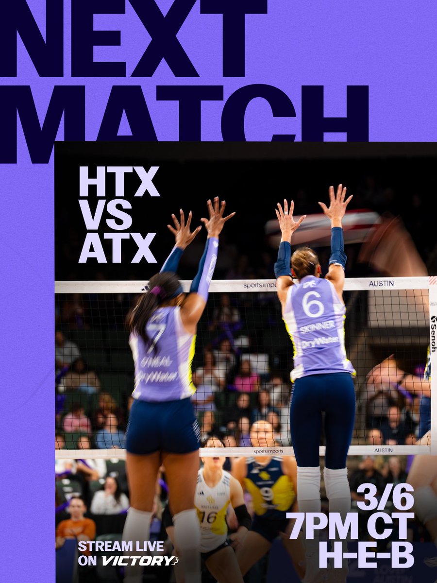 lovbatx's tweet photo. It's almost time for the TEXAS SHOWDOWN...on our home court 🤠🔥

🗓️ Mar 6th / ⏱️ 7PM CT
📍 H-E-B Center, Austin
🆚 LOVB Houston
🎟️ Buy tickets at the link in our bio https://t.co/ZgeVK6p4sU