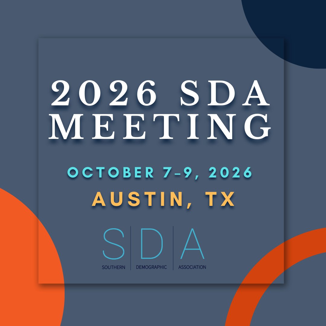 Southern Demographic Association tweet media
