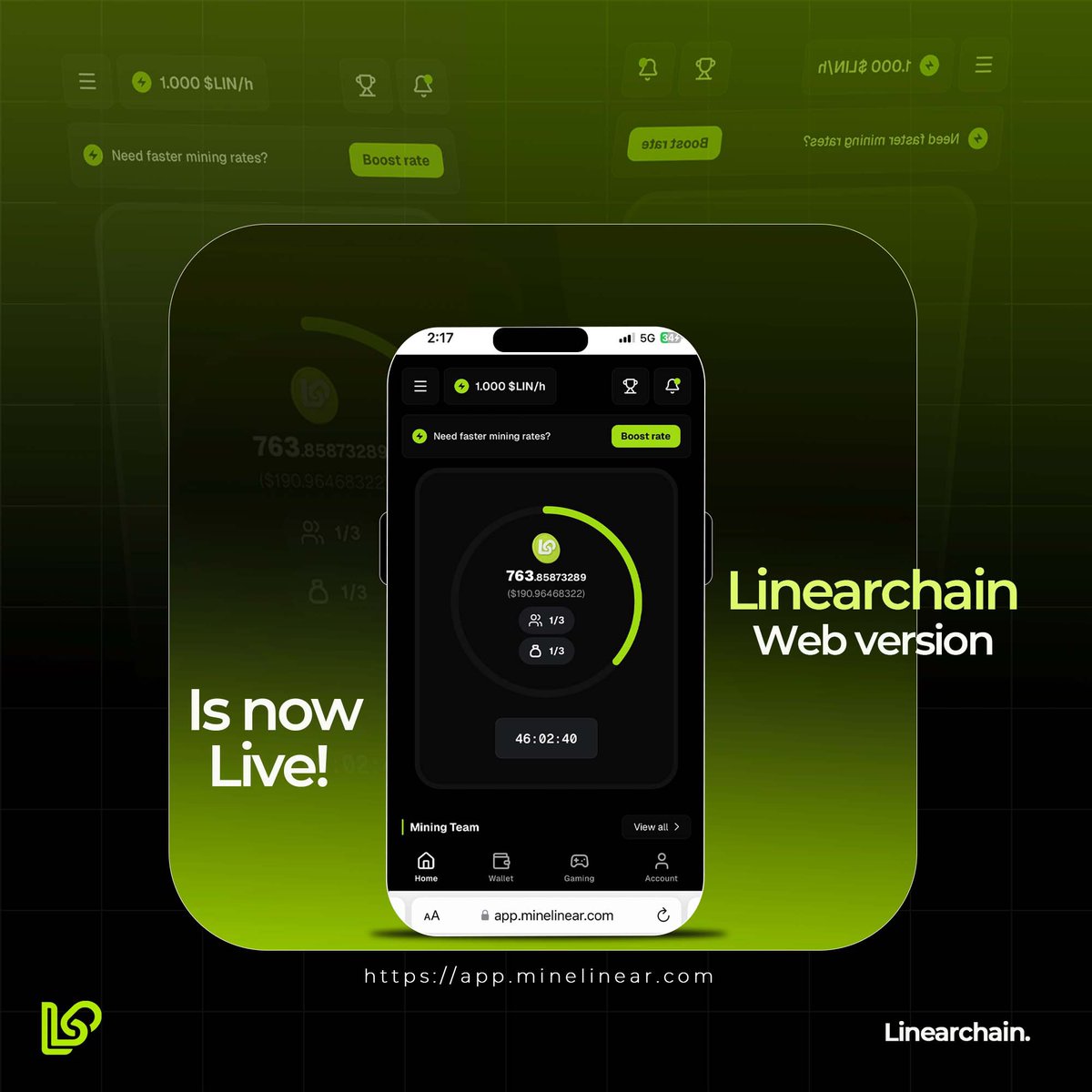 Linearchain tweet media