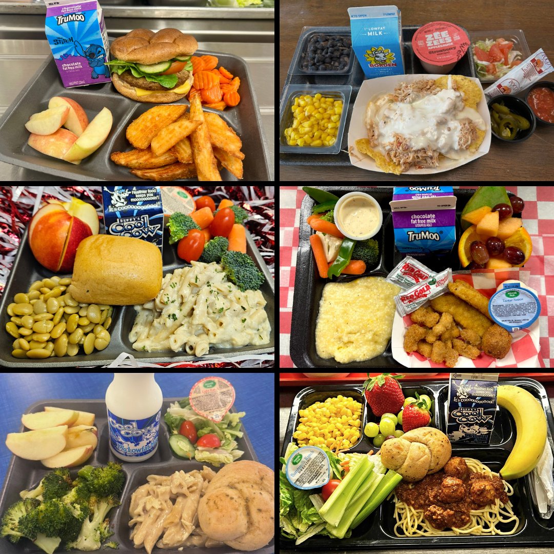 GaDOENutrition's tweet photo. Check out these beautiful entrées served in Georgia schools last week by our teams in Bryan County, Cobb County, Coffee County, Glynn County, Grady County, and Wayne County.
Cast your vote for #GaTrayoftheWeek: https://t.co/7z81FZi4zc.
#FuelingGA https://t.co/cWAqAtynG0