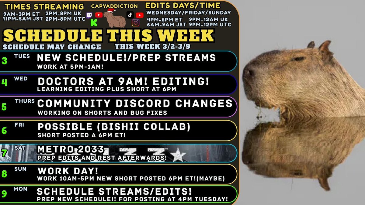 🎩🍸// CapyAddiction //キャピ中毒 tweet media