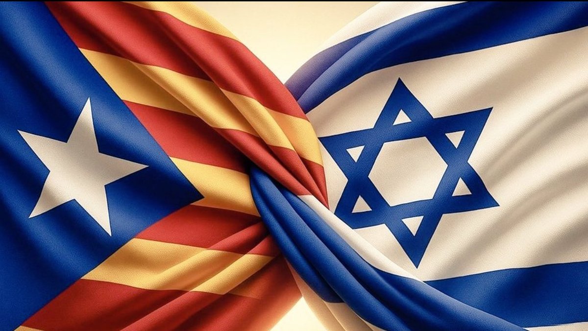 politicatal's tweet photo. @GodlyNations Catalunya amb Israel https://t.co/ClK8SBGf13