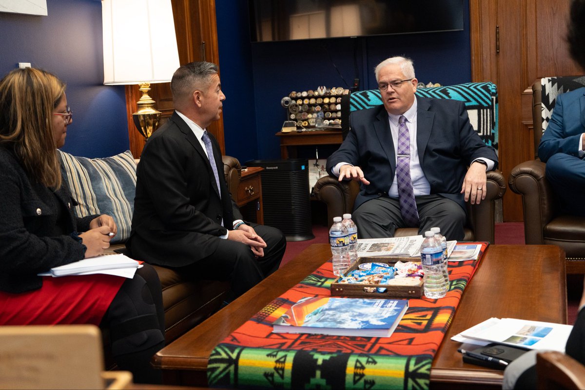 SenatorLujan's tweet photo. New Mexico Highlands University was represented in our nation’s capital today! 

I’m proud to see my alma mater leading the way for students back home and expanding opportunities across our state. I look forward to continuing our work together to build on that progress for all New Mexicans.