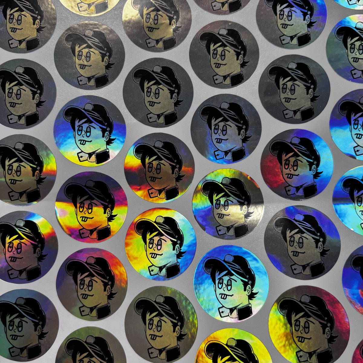 hiotk7k's tweet image. ステッカーできたよ！

#絵描きさんと繋がりたい 
#sticker 
#ステッカー