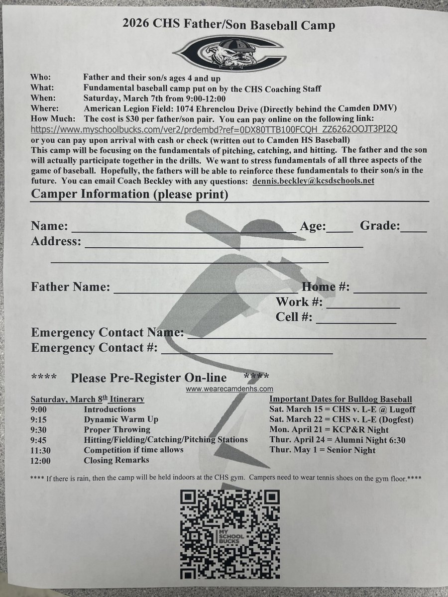 Camden Baseball tweet media