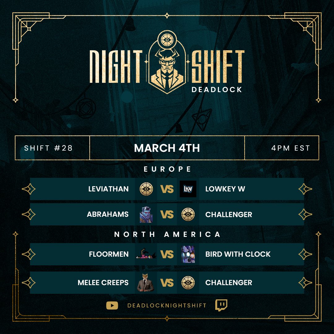 Deadlock Night Shift tweet media