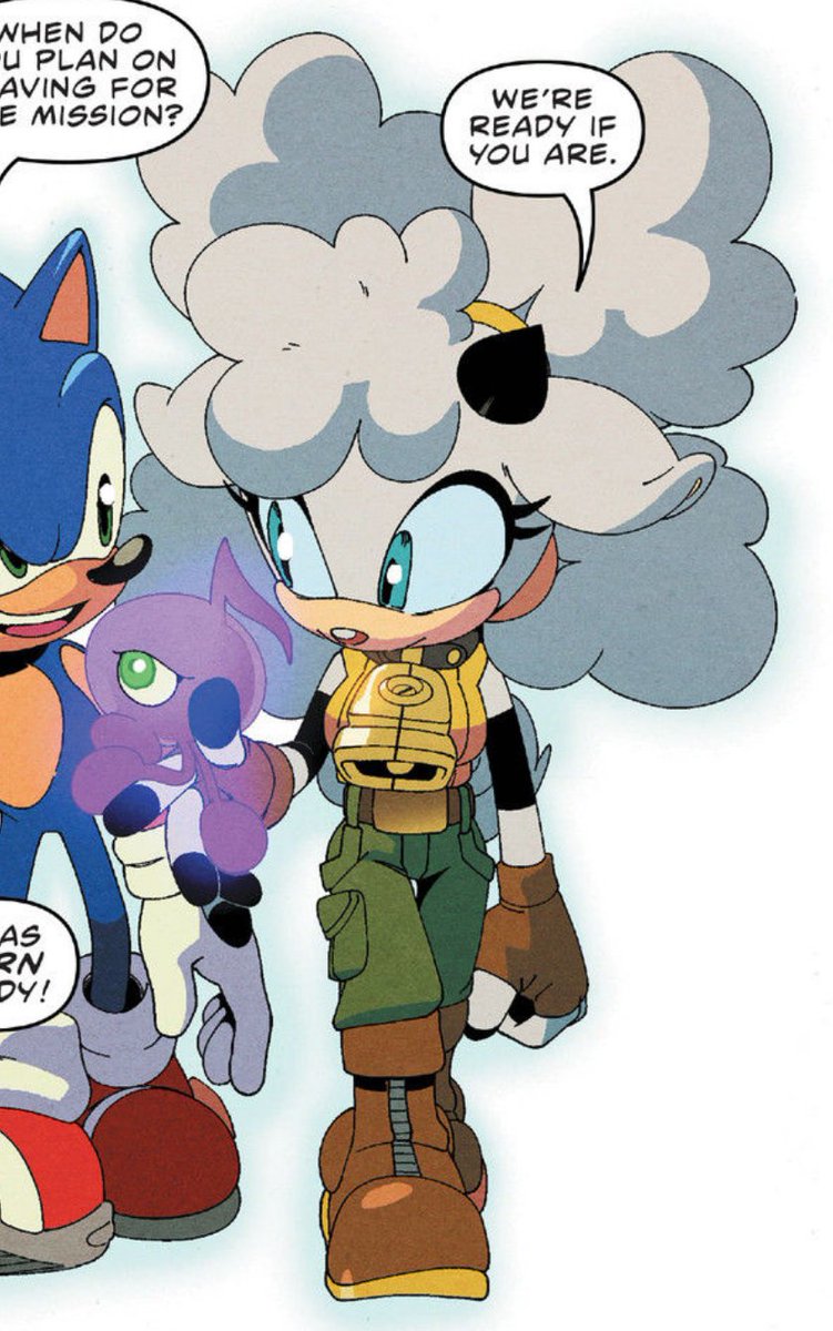 lanolin is one of the prettiest sonic girls, she's so cute 🤍🤍🤍