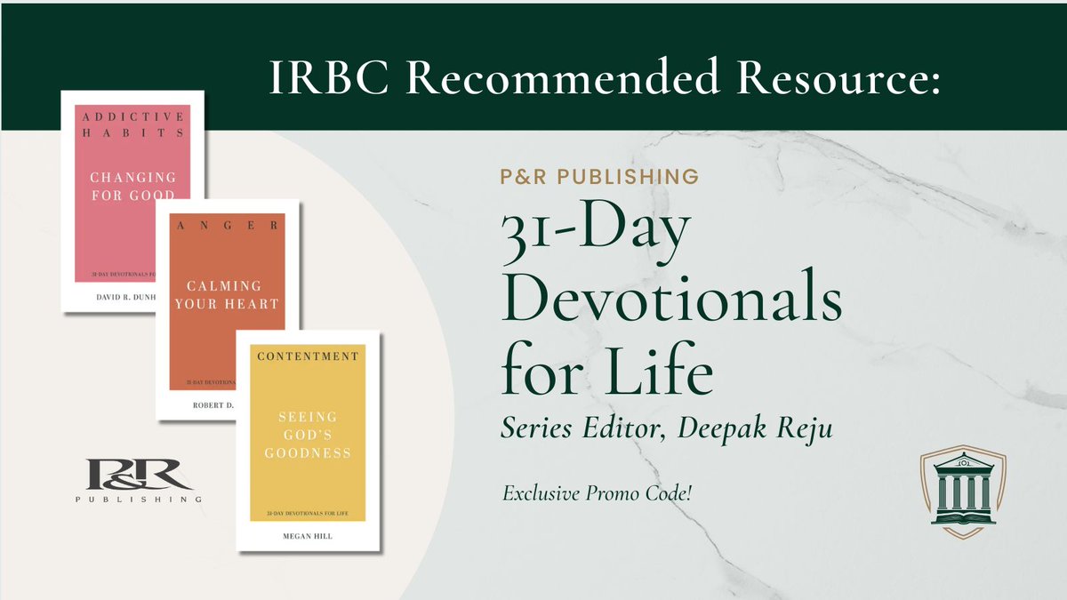 The Institute for Reformed Biblical Counseling tweet media