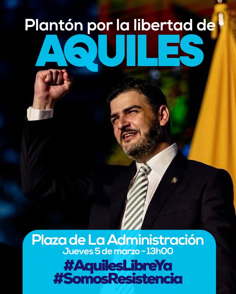 #AquilesLibreYa #SomosResistencia 💙💪