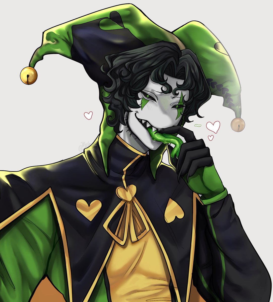 Thank you all for 1K !!+  support in general, it means a lot to me💚🥹

#thefreakcircus #tfc #tfcharlequin