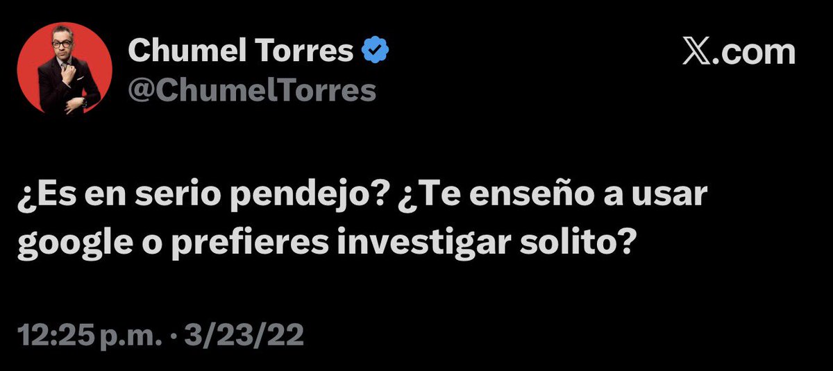 Siempre hay un tweet.