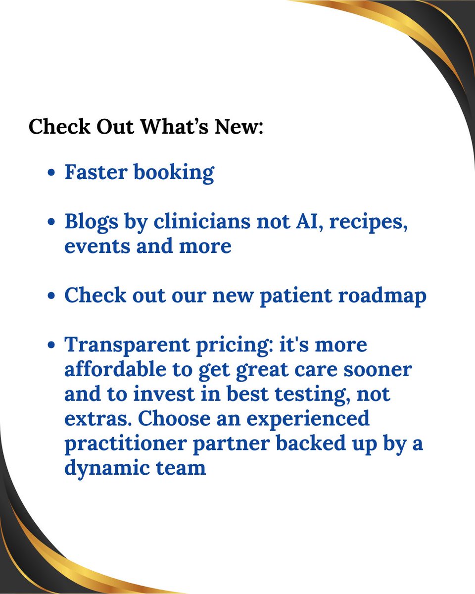 GeorgiaTetlowMD's tweet image. Big news: Our new website is officially LIVE! 🚀

We’ve completely redone our site to give you easier access to the expert care you deserve.

✨ Check it out at philly-im.com

#functionalmedicine #integrativemedicine #philadelphiaintegrativemedicine #pim  #NewWebsite