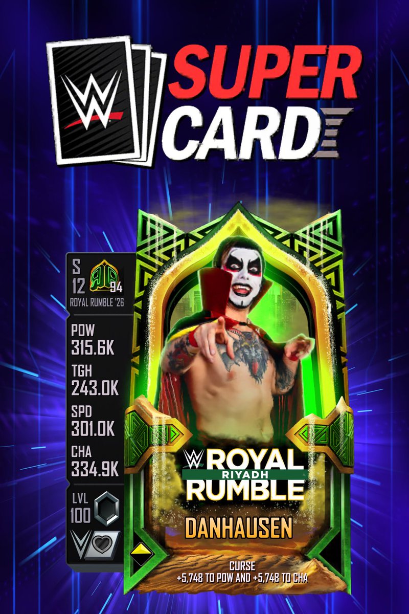 My NEW Champion! ⁦<a href="/DanhausenAD/">Danhausen</a>⁩ Check out my Superstar in WWE SuperCard! WWESUPERCARD.COM @wwesupercard #wwesupercard