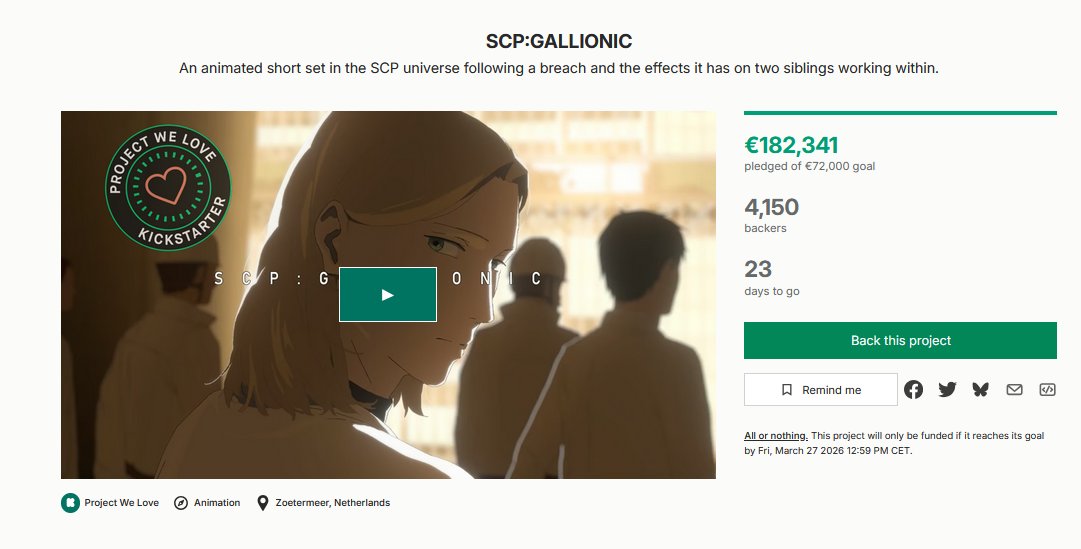 Now officially a "project we love" over on Kickstarter :)

Pretty cool

Thank y'all ❤️