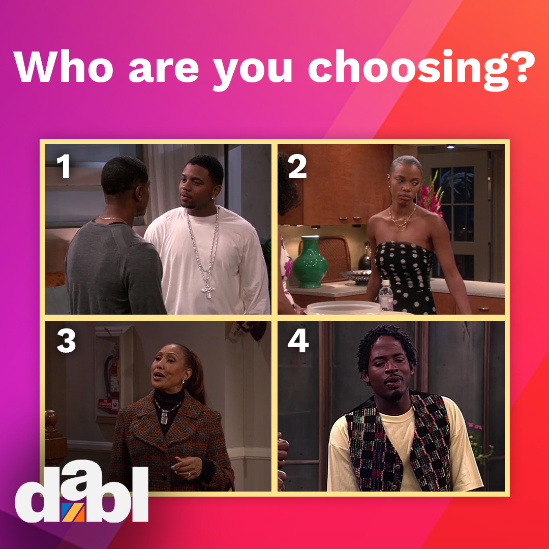 WatchDabl's tweet photo. You need a roommate, and only these characters have their half of the rent ready. Are you choosing Malik Wright, Toni Childs, Phyllis Thorne, or Kyle Barker? #Dabl https://t.co/LDtIyqTHV5