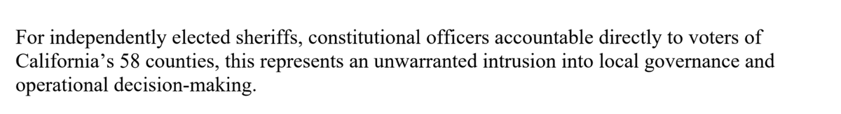 iceoutofca's tweet photo. 3/ So according to the San Bernardino Sheriff, every single Sheriff should set their own policy on exactly when and how a deputy could take a side job working for ICE to abduct our neighbors? https://t.co/7SYQOiuKVB