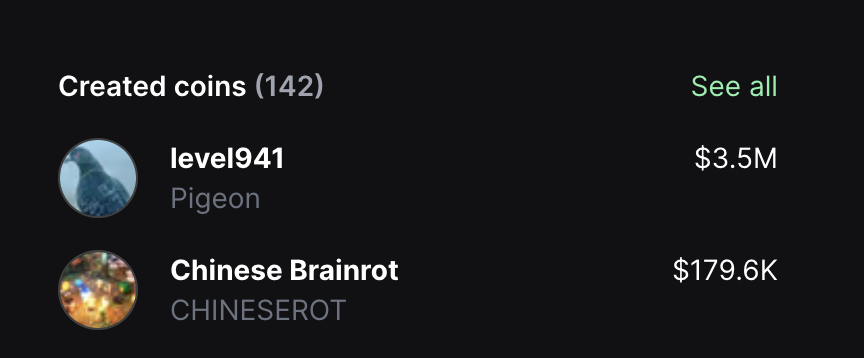 didn't realize this was the $PIGEON dev 👀
let's go