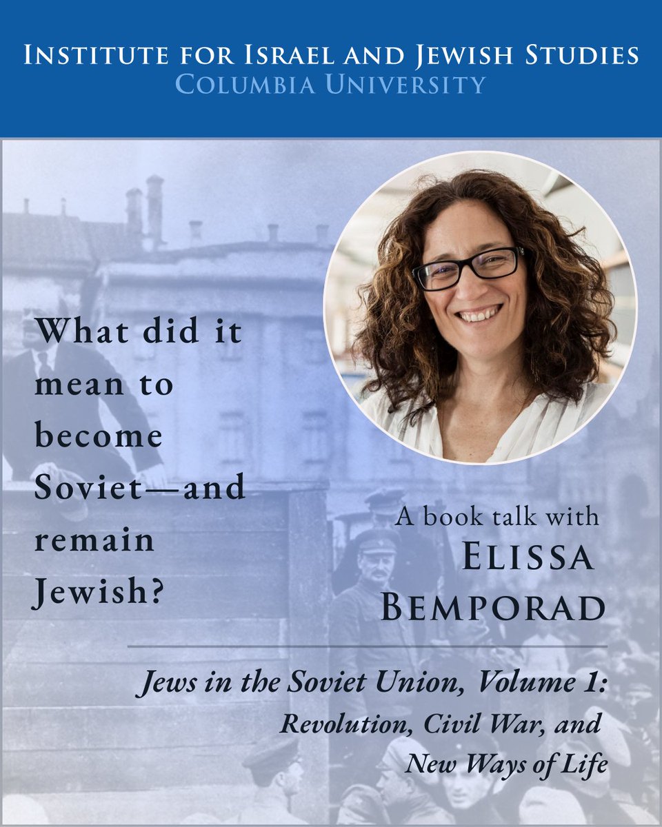 Institute for Israel and Jewish Studies @ Columbia tweet media