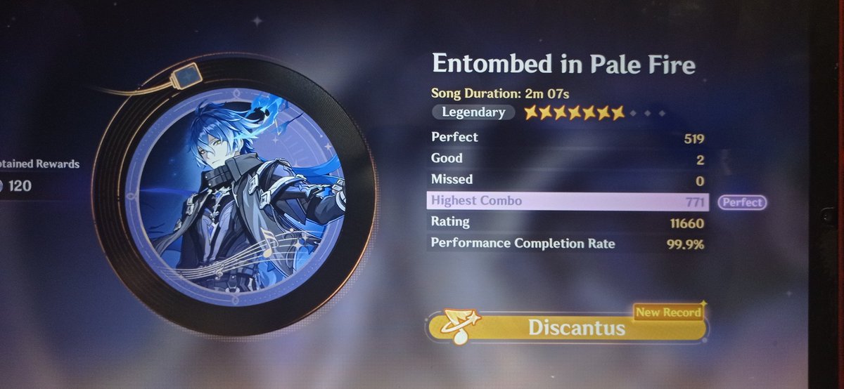 nooooo nearly mt first perfect on the first try and for i never heard his ost before