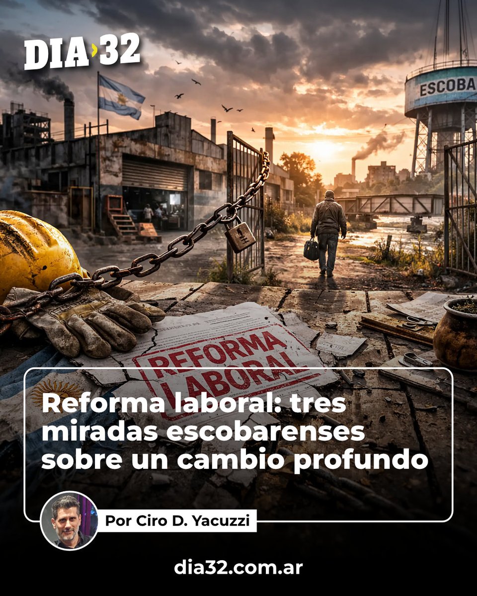 👷‍♂️ Reforma laboral: tres miradas escobarenses sobre un cambio profundo

Cómo impactará la ley impulsada por el gobierno en un distrito con impronta industrial, desde la óptica empresarial, sindical y judicial.  ¿Creará más trabajo o facilitará  despidos? goo.su/3K8WBn