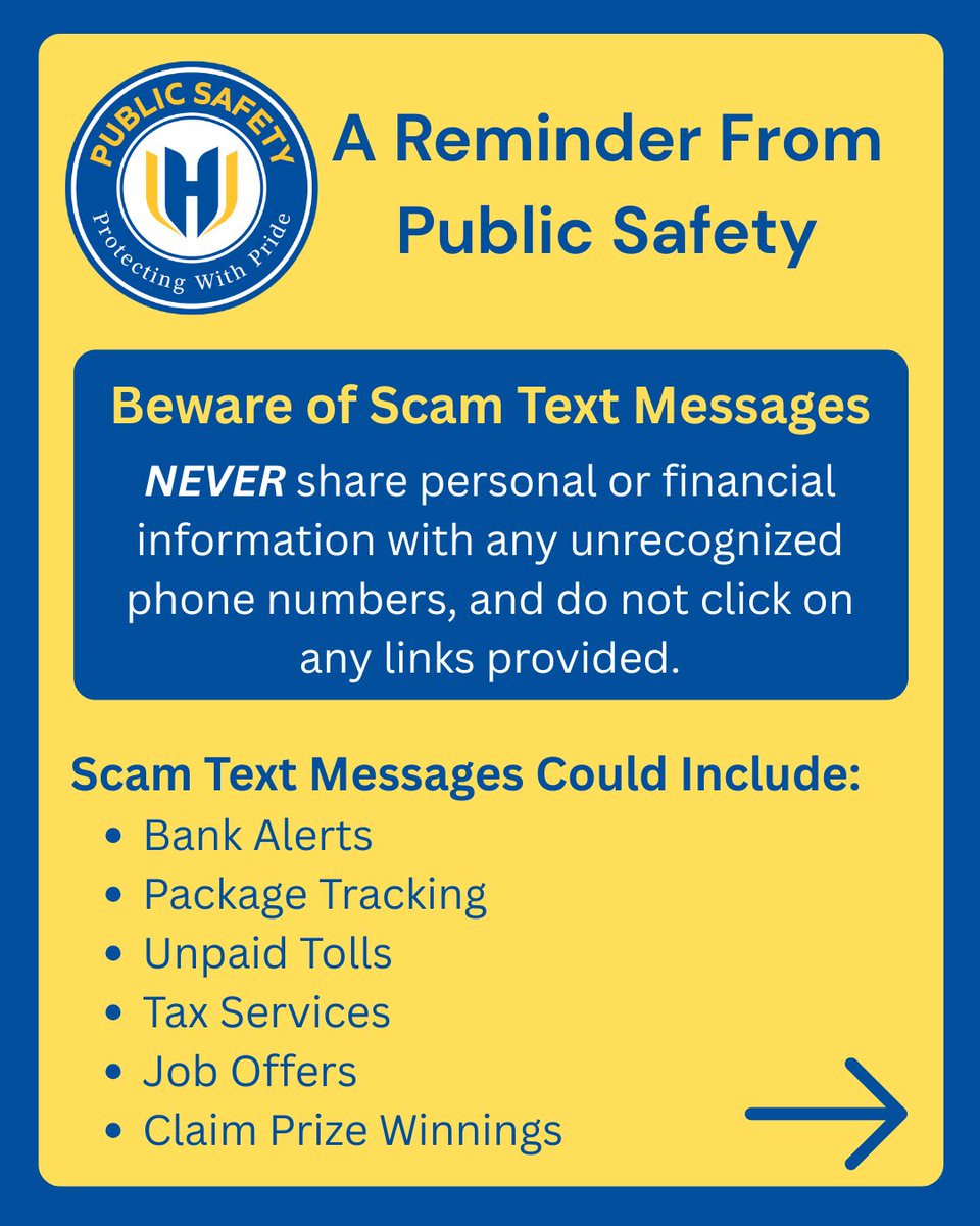 Hofstra Public Safety tweet media